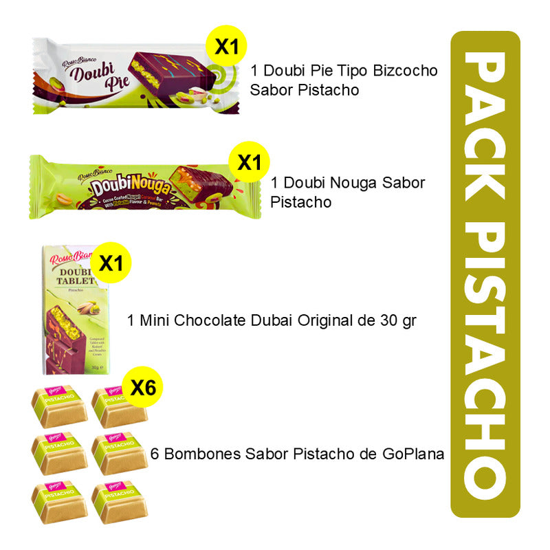 Chocolates Con Pistacho Mini Dubai Bombones Doubi - Viral