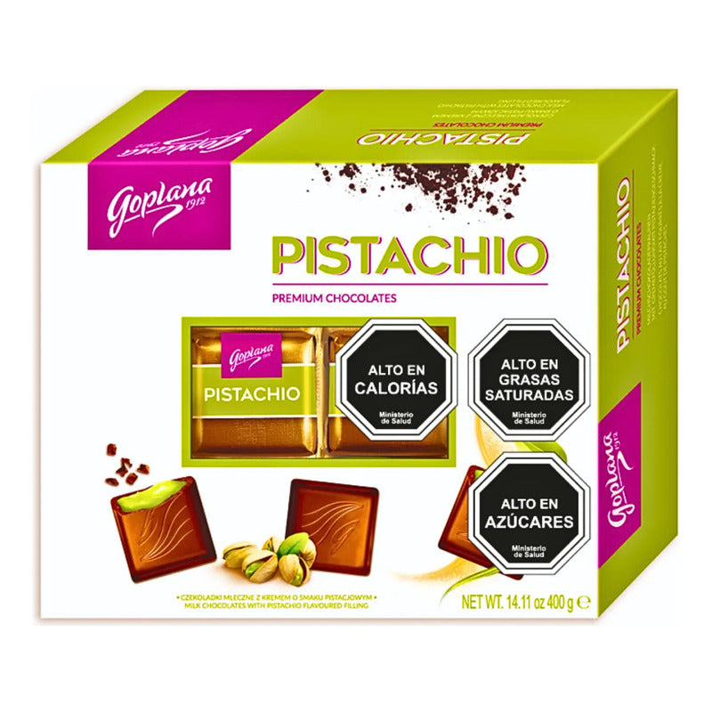 Bombones Premium De Pistachos Goplana - Estuche De 400g