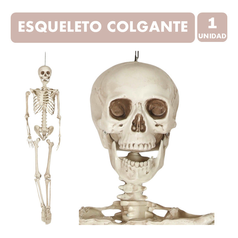 Figura Esqueleto Colgante Decorativo Especial Haloween(40cm)