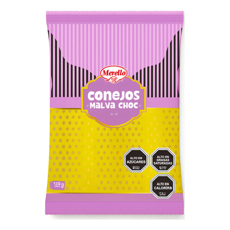 Conejos Malva Choc Especial Pascua Merello - Bolsa Con 125g