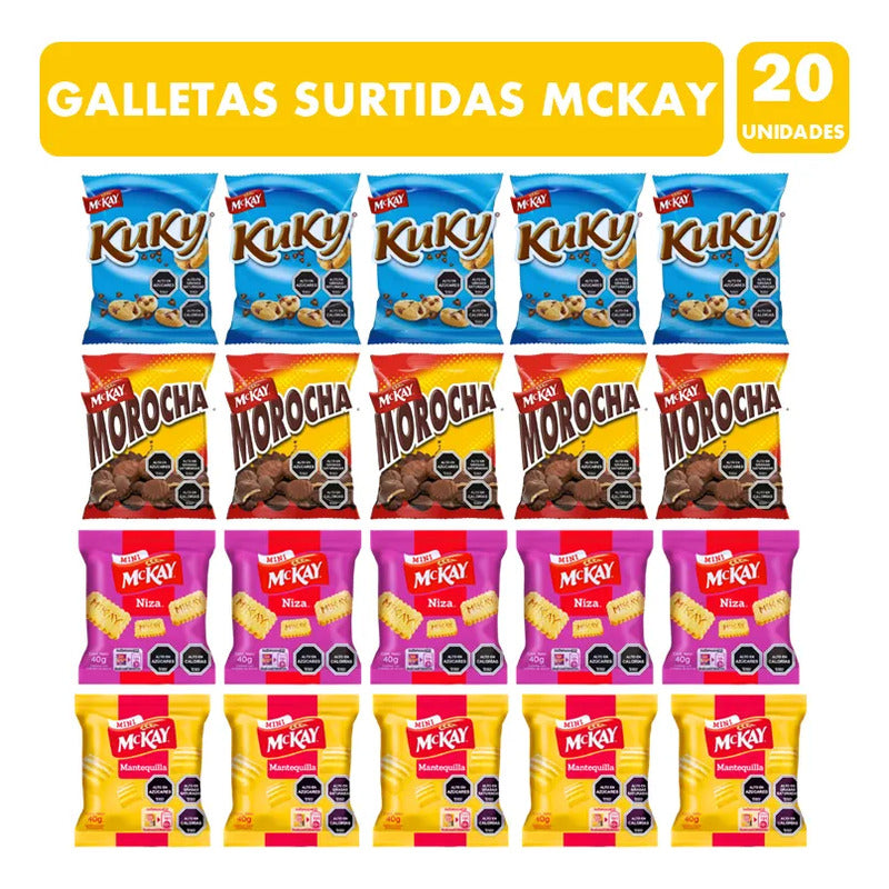 Pack Galletas Para Colación Mckay Especial Regreso A Clases