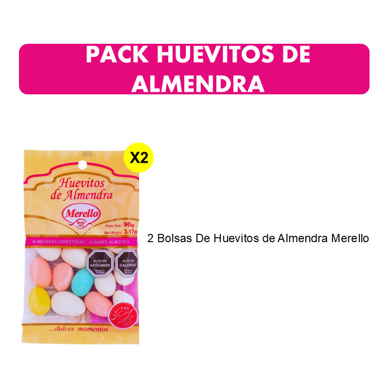 Huevitos De Almendras Confitadas De Merello (pack 2 Uni)