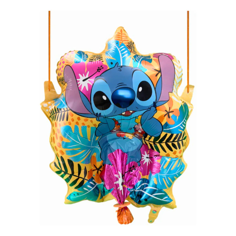 Piñata Stitch Inflable Reutilizable - Especial Cumpleaños Multicolor Stitch Piñata Inflable Grande