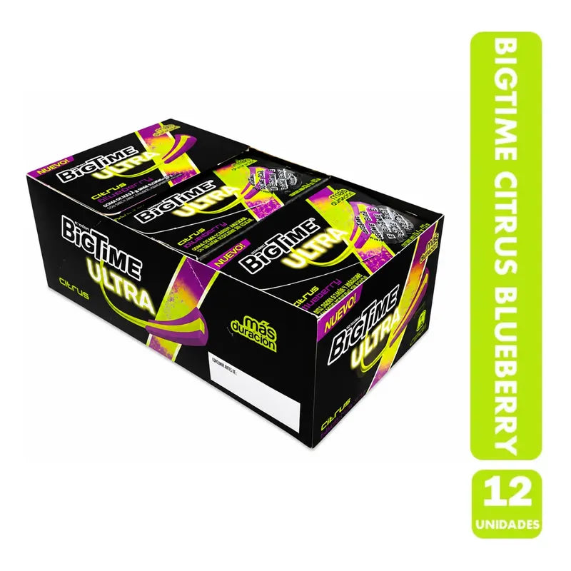 Bigtime Ultra Citrus Blueberry Sin Azúcar (caja 12 Unidades)