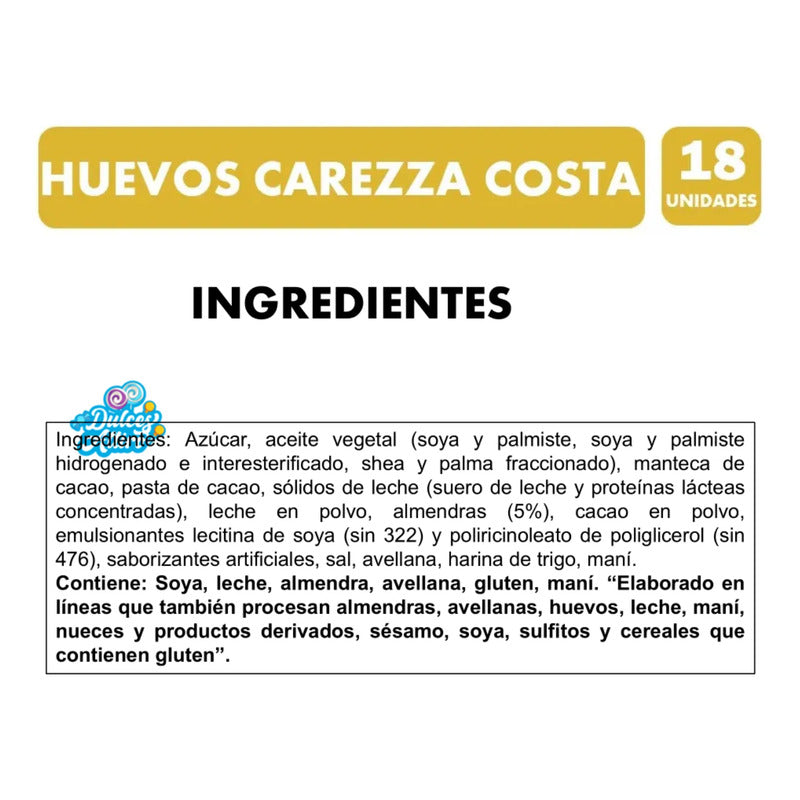 Huevos De Chocolate Carezza - Especial Pascua