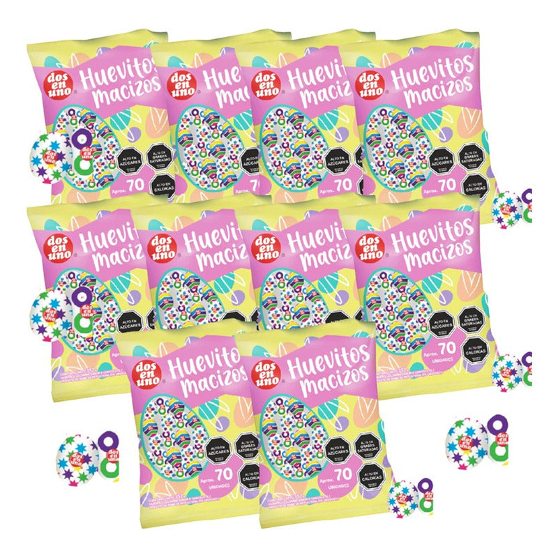 Huevitos De Pascua Dos En Uno Por Mayor (pack 10 Unidades)