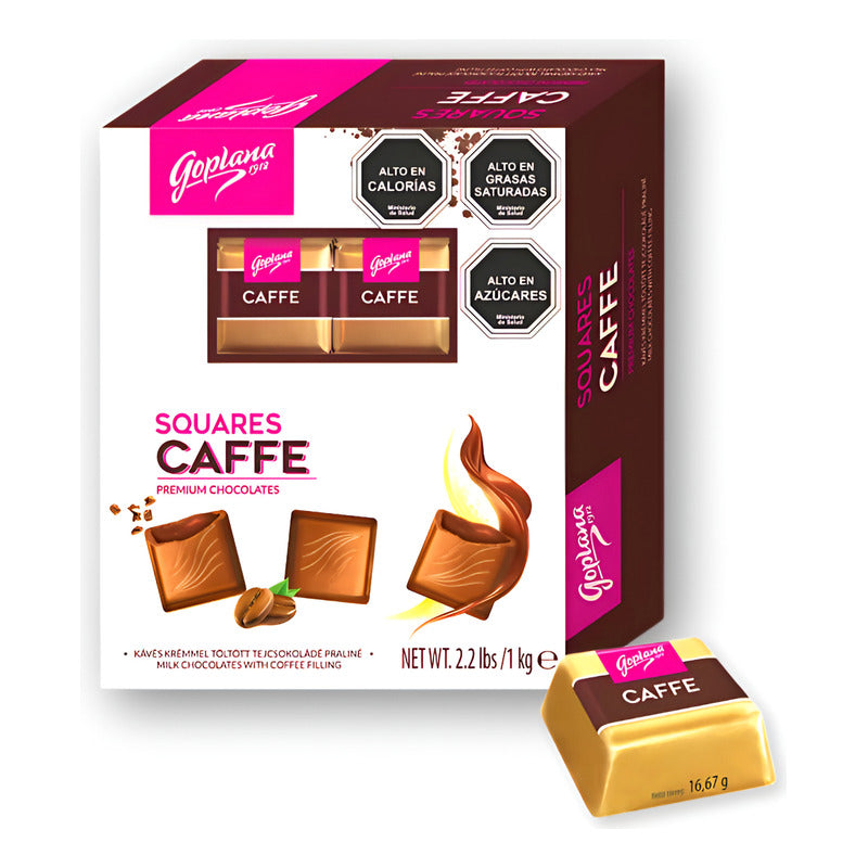 Bombones De Chocolate Relleno Sabor Café (caja Con 60 Uni)