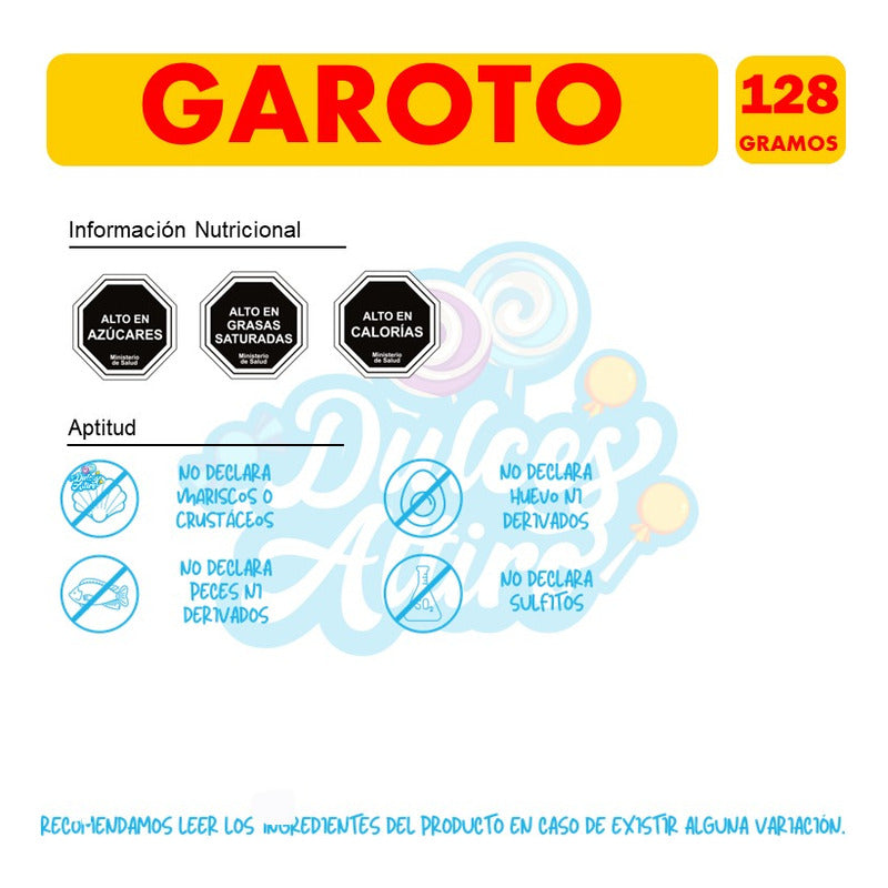 Bombones Garoto - Mix De Bombones (caja De 128 Gramos)