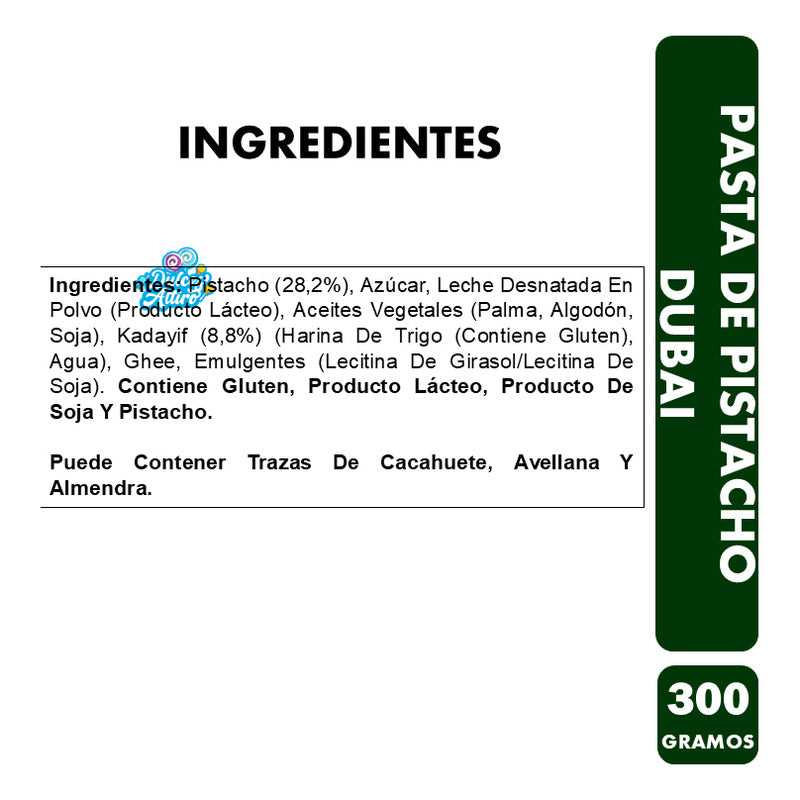 Pasta De Pistacho Para Chocolate Dubai Con Krispy Kadayif