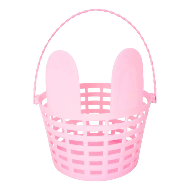 Canasta Con Orejitas Especial Para Huevitos De Pascua