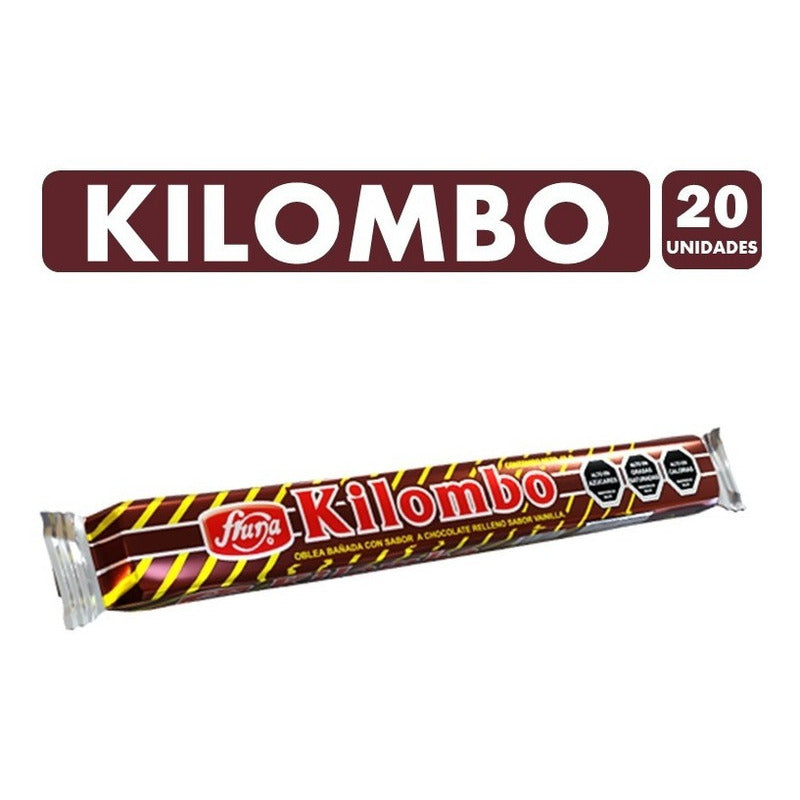 Obleas Kilombo, Marca Fruna - Paquete Con 20 Un. De 42g C/u.