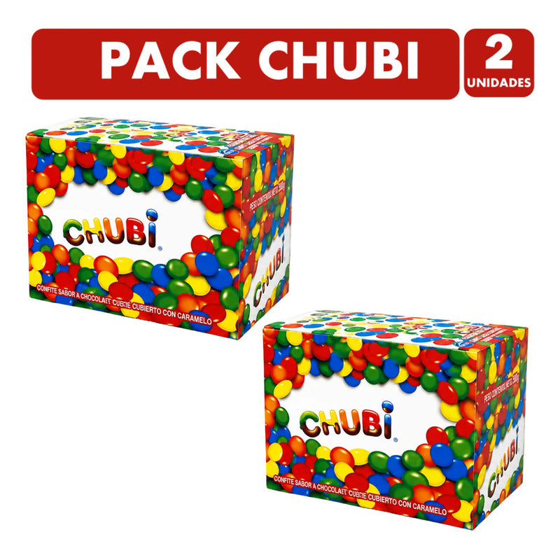 Chubi Pack 2 Cajas Especial Cumpleaños (48 Unidades Total)