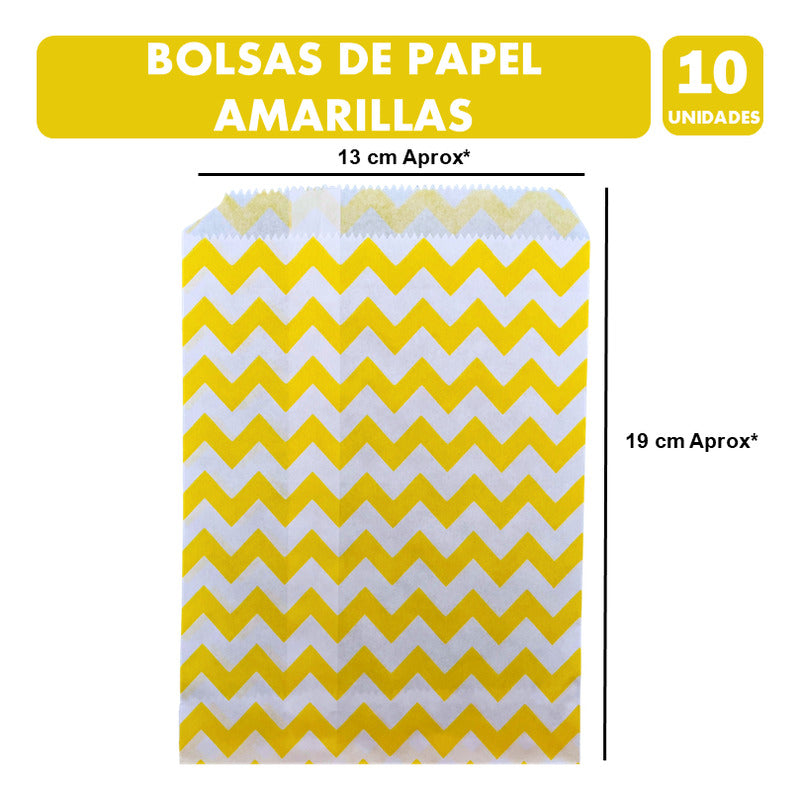 Pack Cumpleaños Amarillo -adornos Accesorios Decoración