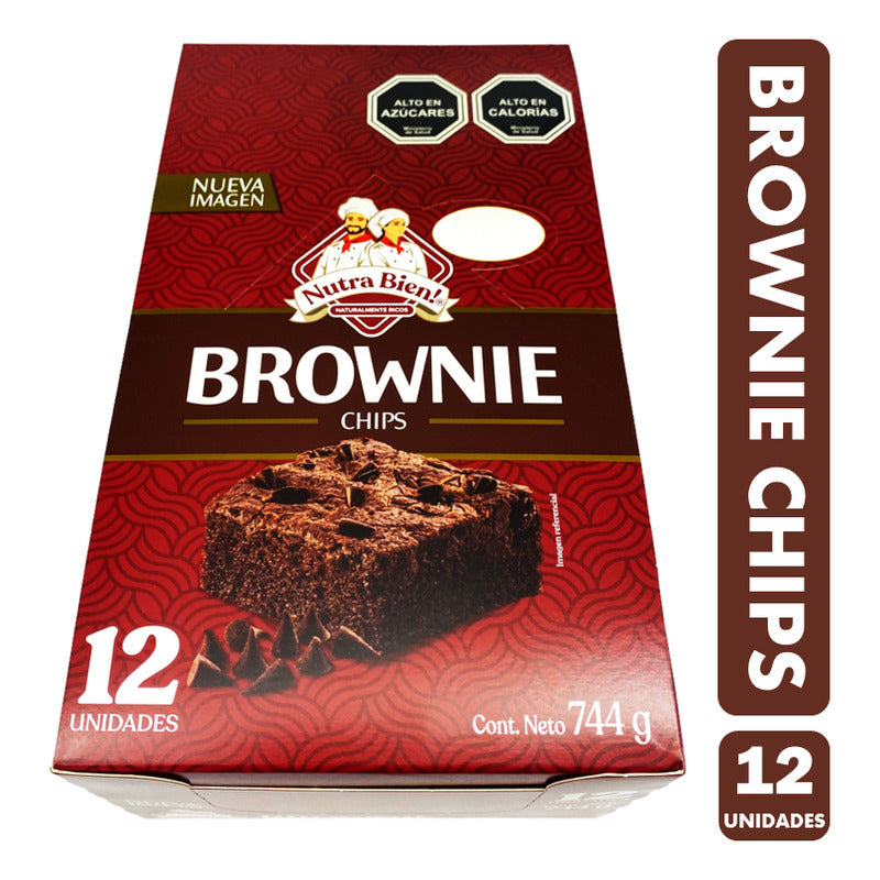 Braunichips De Chocolate Nutra Bien (caja Con 12 Unidades)