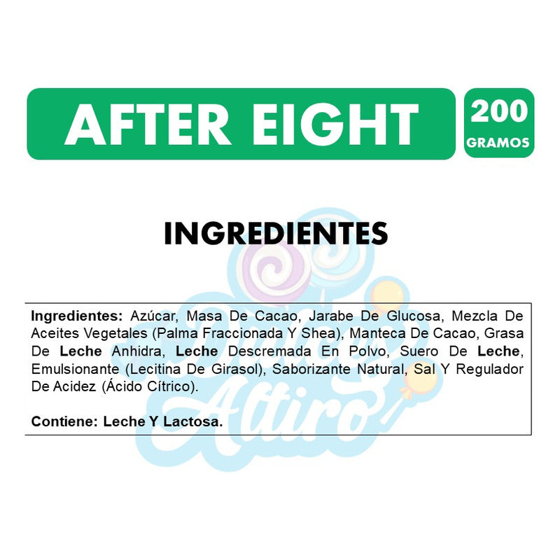 After Eight Chocolate Con Menta  De Nestlé (caja Con 24u)