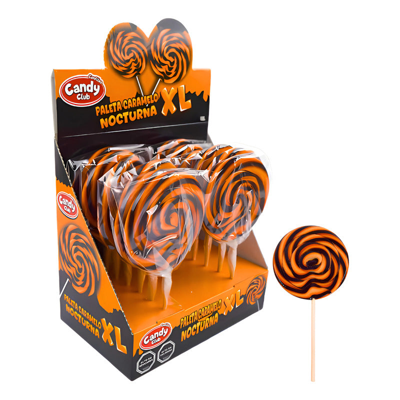 Paleta De Caramelo Xl Especial Halloween (caja 12 Uni)