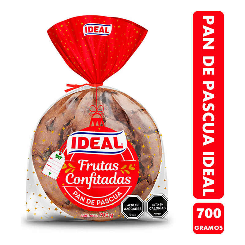 Pan De Pascua Ideal Con Frutas Confitadas (contiene 700 Gr)