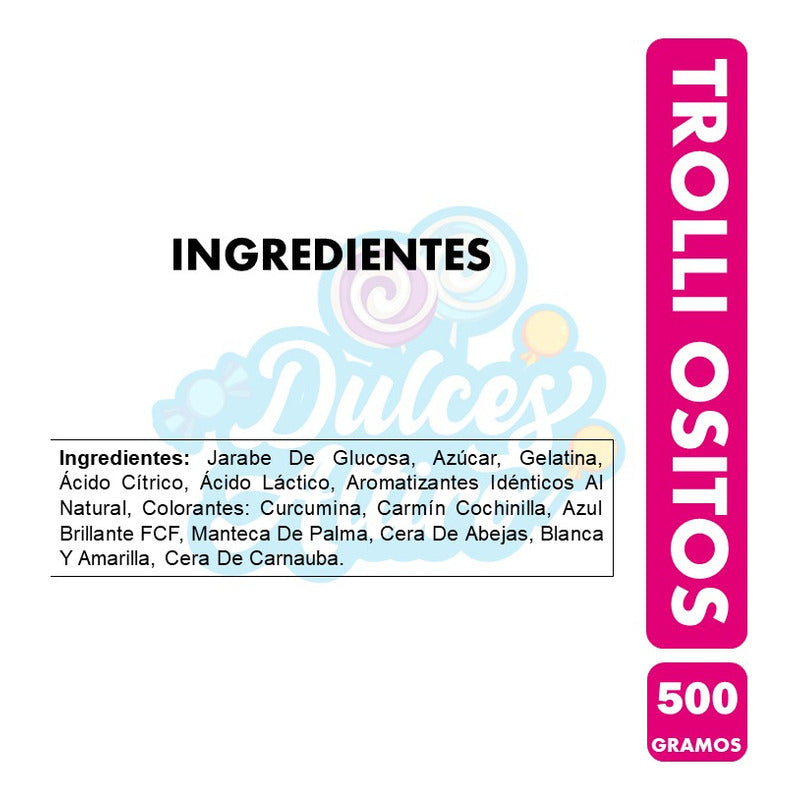 Trolli Gomitas Con Forma De Ositos (pote Con 500 Gramos)