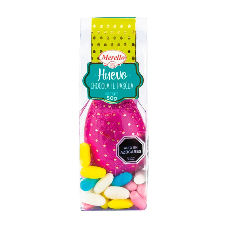 Huevitos De Pascua - Huevo Con Porotitos De Caramelo Merello