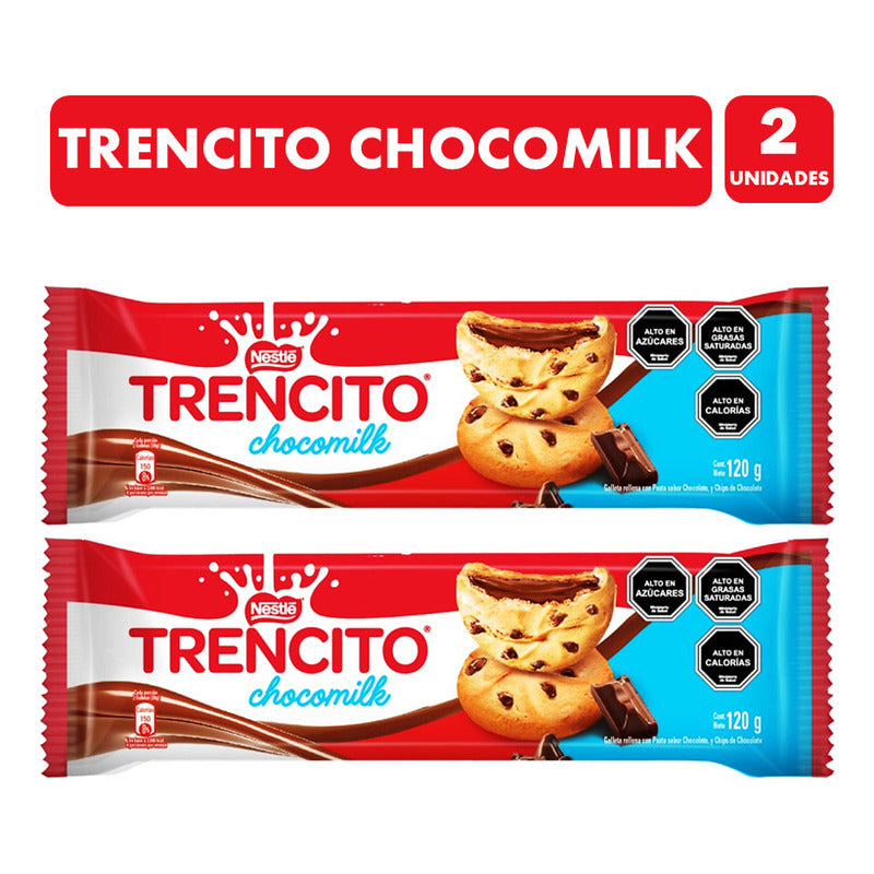 Galletas Trencito Chocomilk De Nestlé (pack De 2 Unidades)