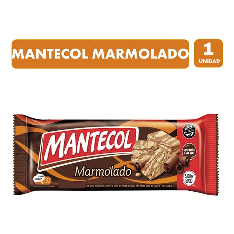 Mantecol Marmolado Con Más Cacao - Sin Gluten (111 Gramos)