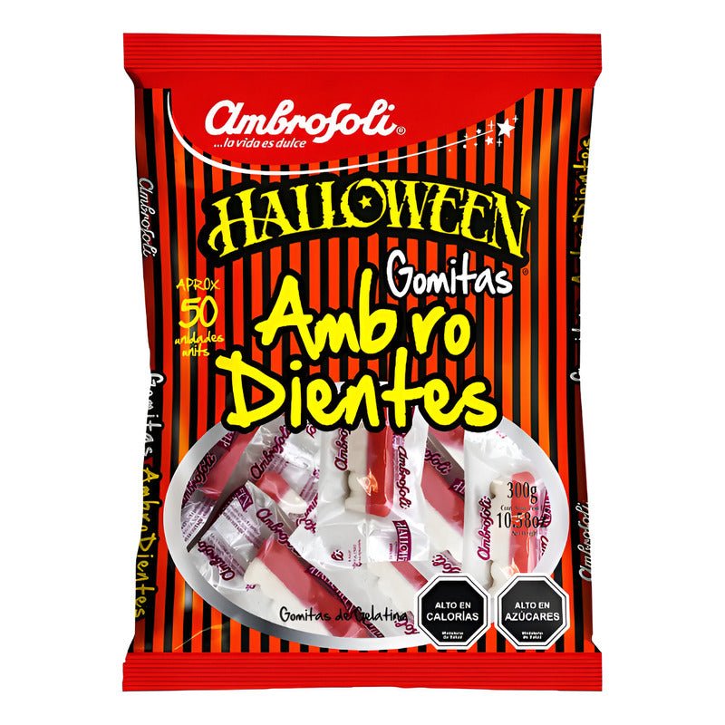 Dulces Para Halloween - Gomitas En Forma De Dientes (300 Gr)