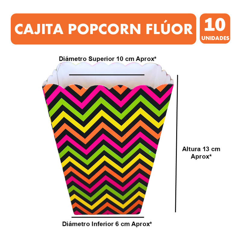 Pack Cumpleaños Color Flúor - Adornos Accesorios Decoración