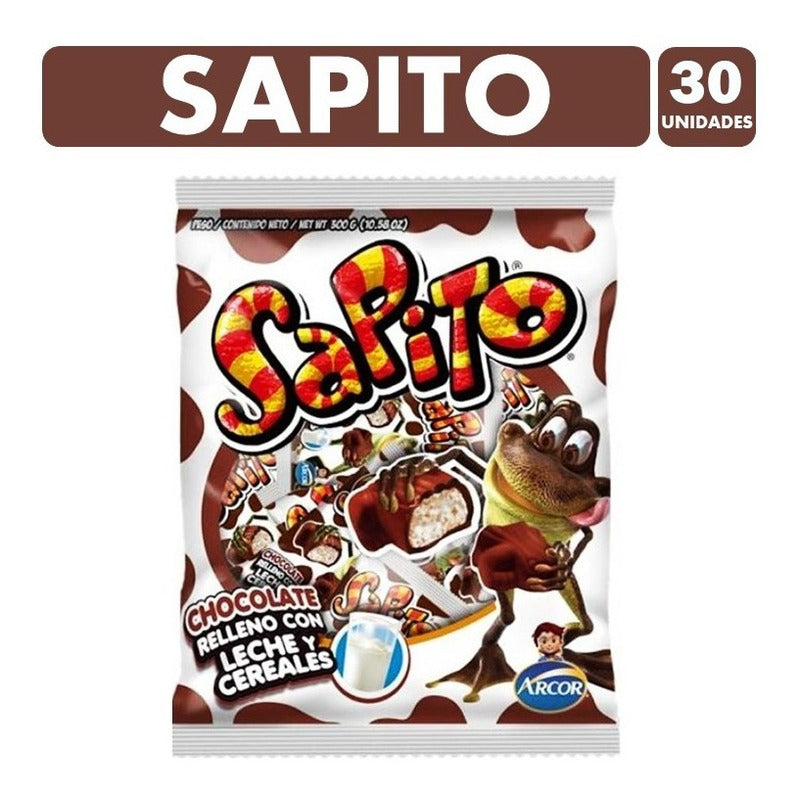 Sapito - Chocolate Relleno (bolsa Con 30 Unidades)
