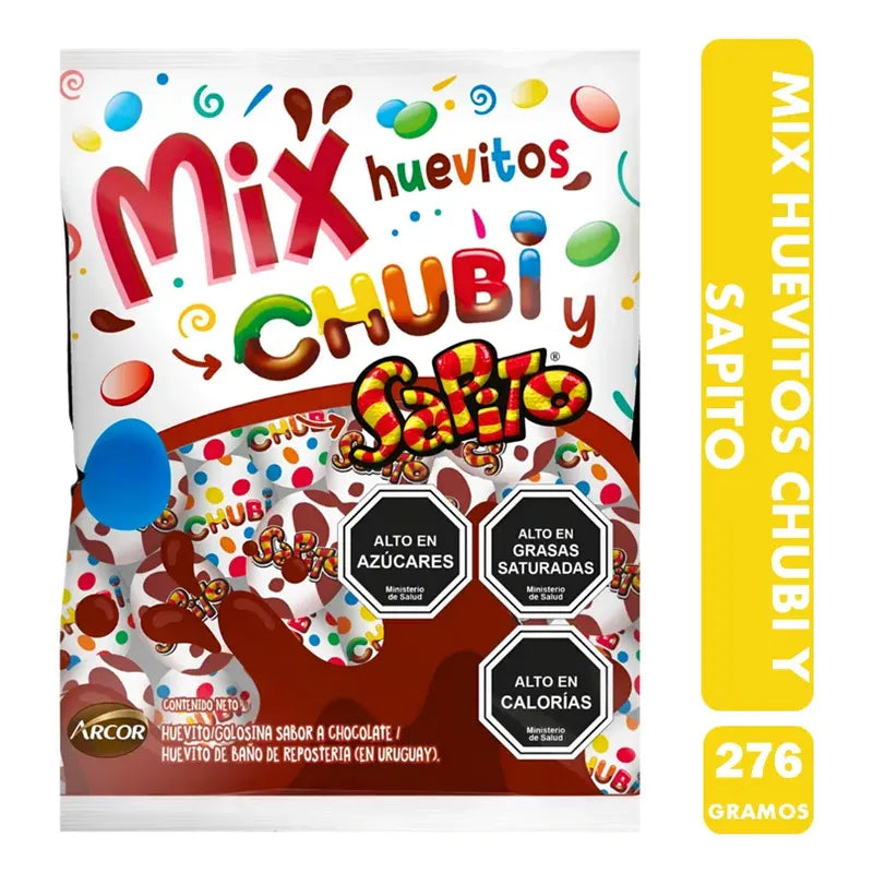 Huevitos De Pascua - Huevos Mix Surtidos Chubi Y Sapito