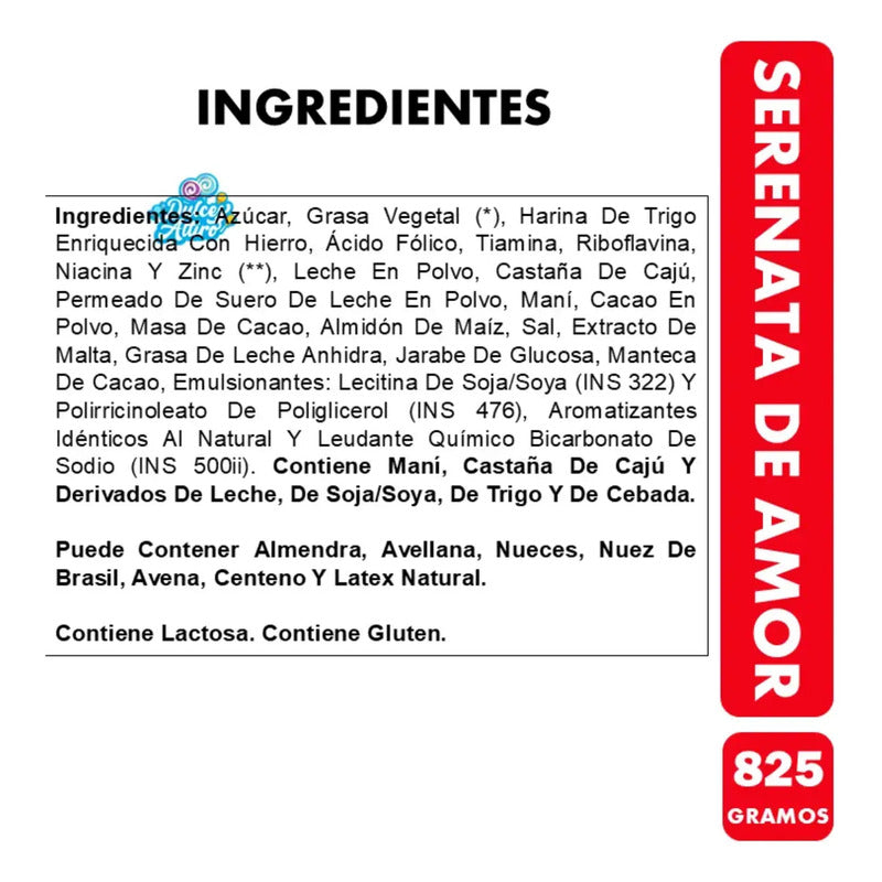 Bombones Garoto Serenata De Amor (bolsa 850 Gramos)
