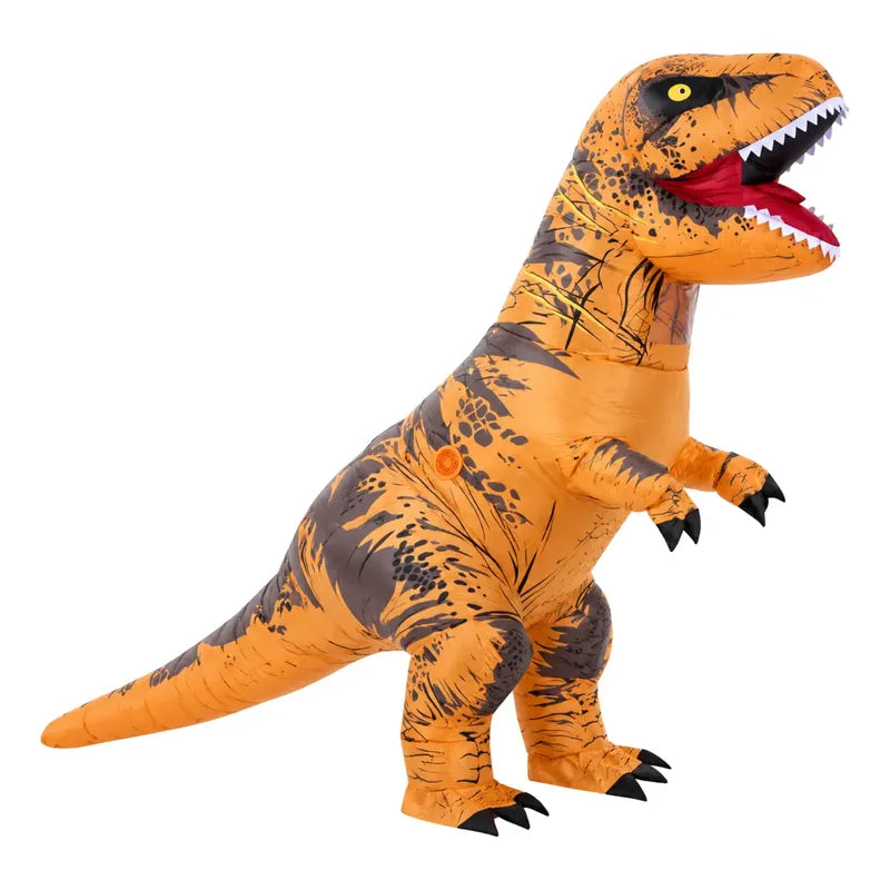 Disfraz Dinosaurio Inflable Dino Rex Infantil 120 - 150cm Naranja 120-150