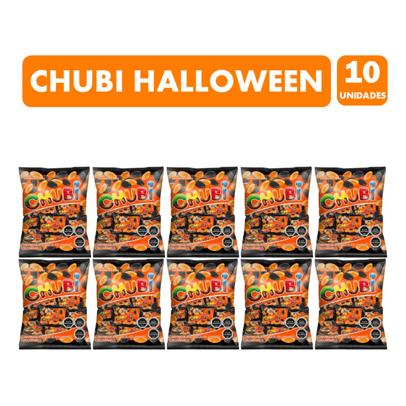 Dulces Para Halloween - Chubi Terrorífico (pack 10 Unidades)