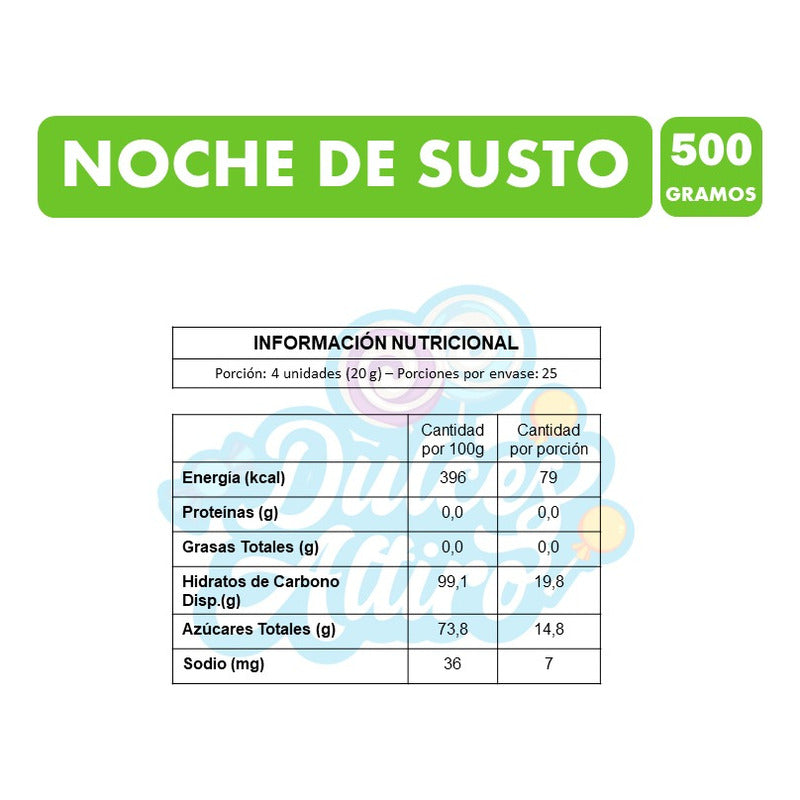 Noche De Susto Especial Halloween - Fruna (contiene 500g)