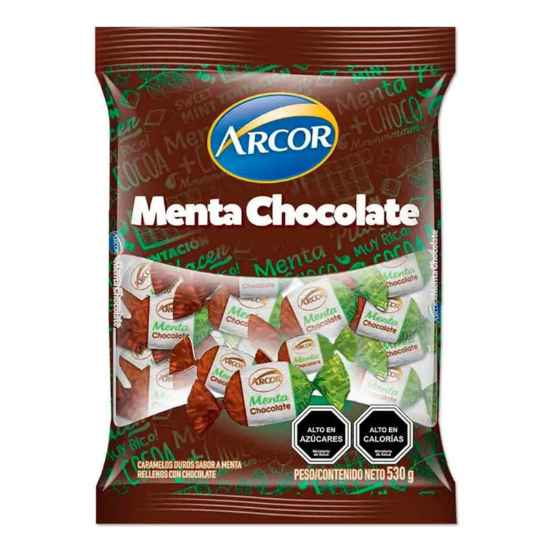 Caramelo Menta Chocolate De Arcor (bolsa 100 Unidades)