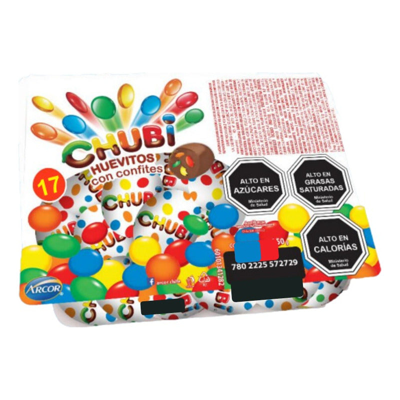 Huevos De Pascua De Chubi - Con Cofite (bandeja De 17un)