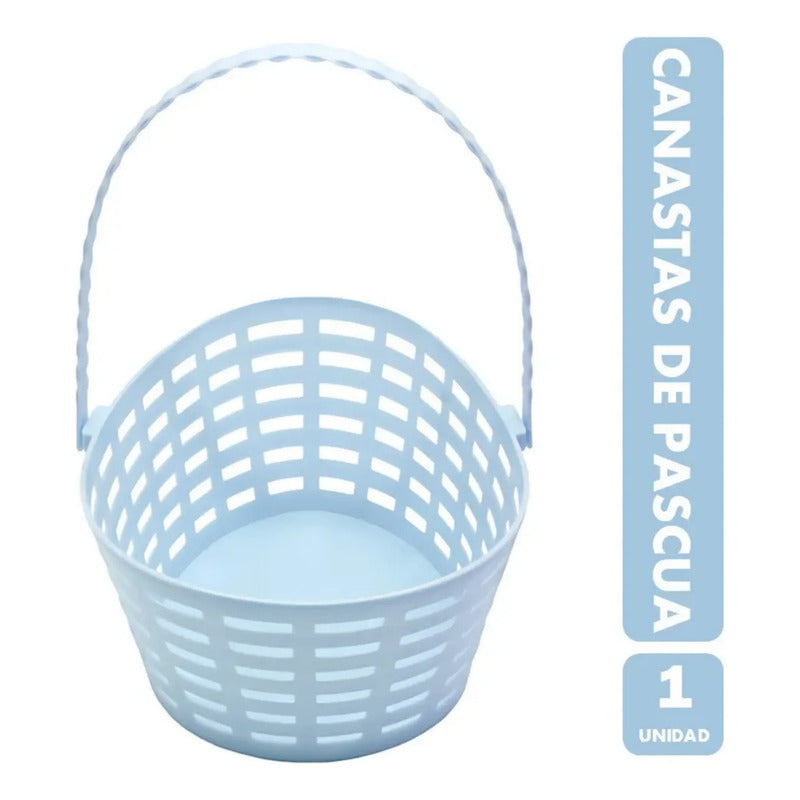 Canasta Para Huevitos  Especial Pascua - Color Celeste