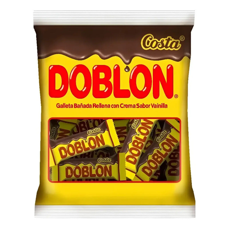 Doblon Galleta Bañada De Costa - Bolsa Con 30 Unidades