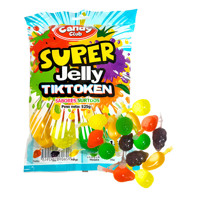 Super Jelly Tiktoken - Jaleas Sabores Frutales - (15 Uni)