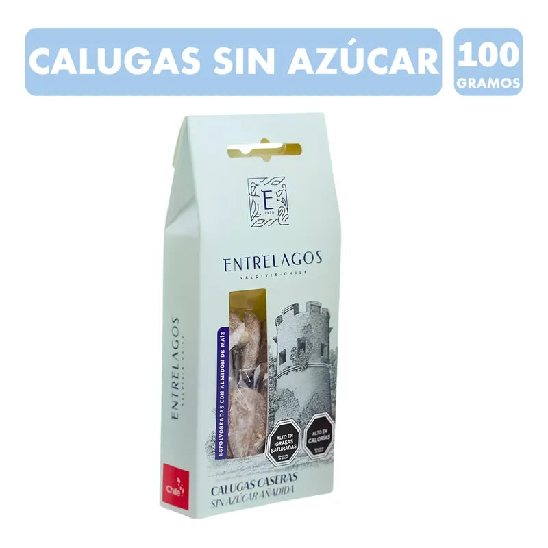 Calugas Caseras Sin Azúcar Entrelagos (caja Con 100 Gramos)