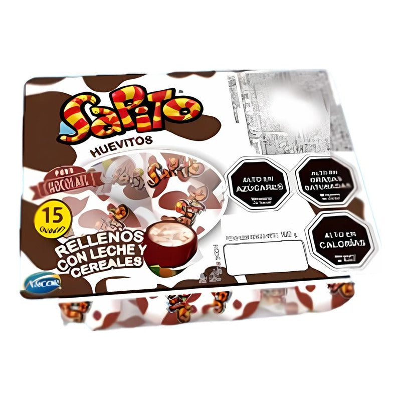 Huevitos De Chocolate Sapito De Arcor (caja Con 16 Unidades)