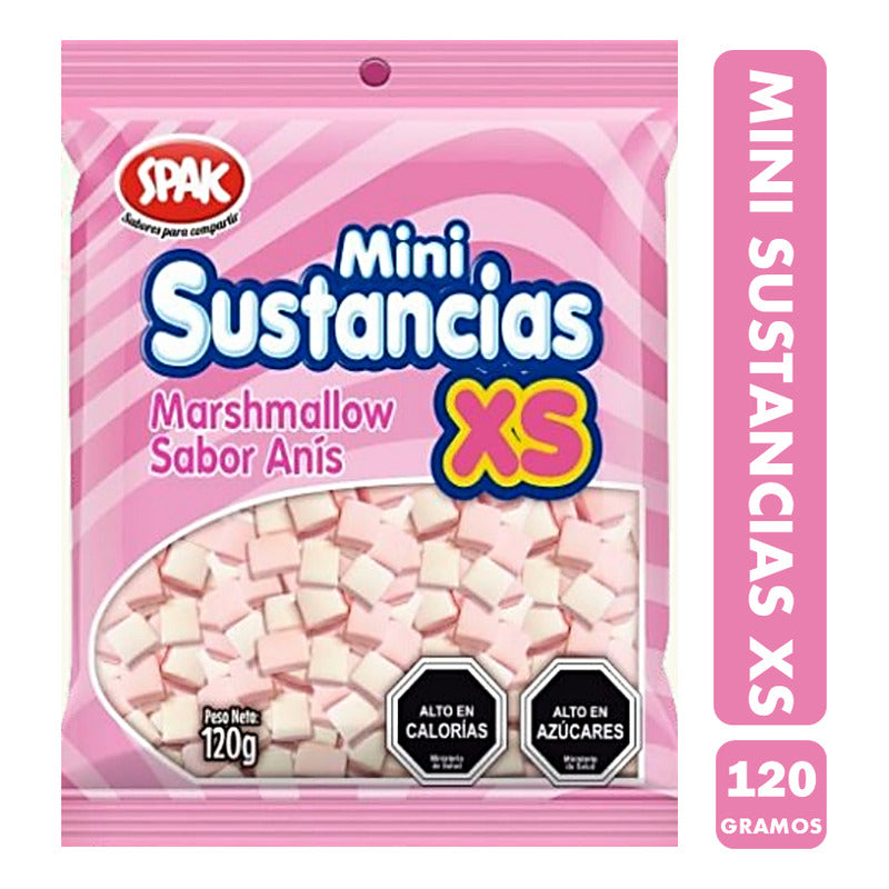 Mini Sustancias De Marshmallows Sabor Anís (bolsa De 120 Gr)