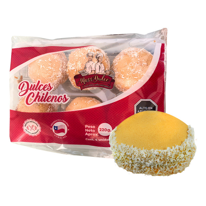 Pastel Artesanal Chileno Cocada De Curacavi (display 6 Un)