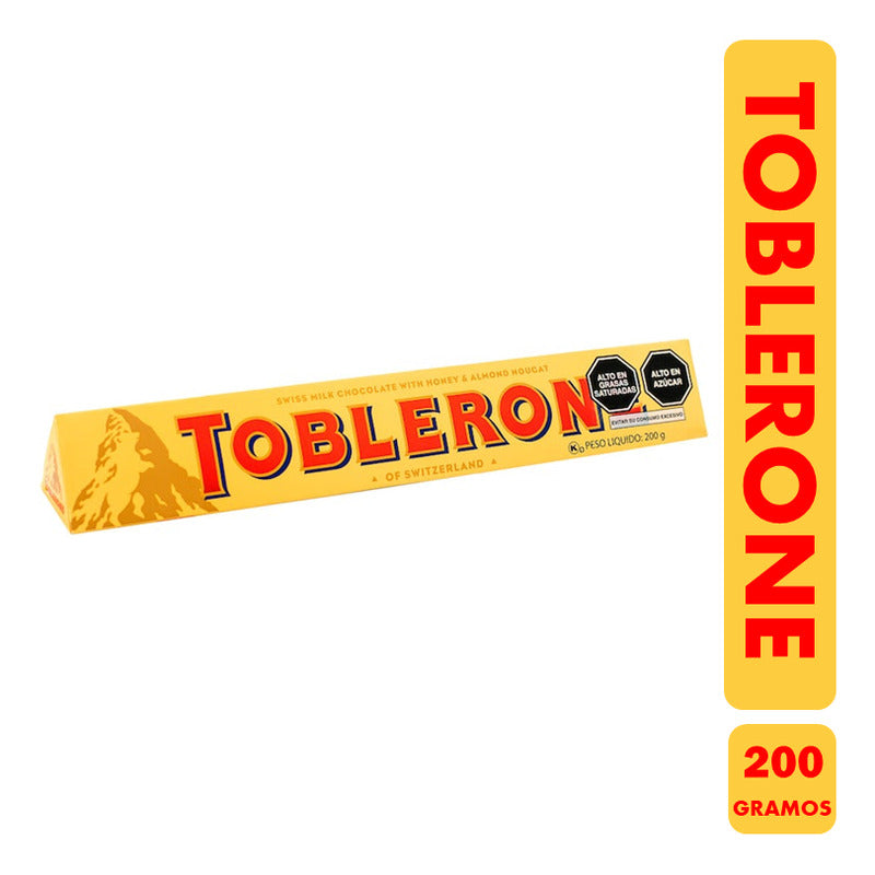 Chocolate Toblerone Origen Suizo- Mondelez (contiene 200 Gr)