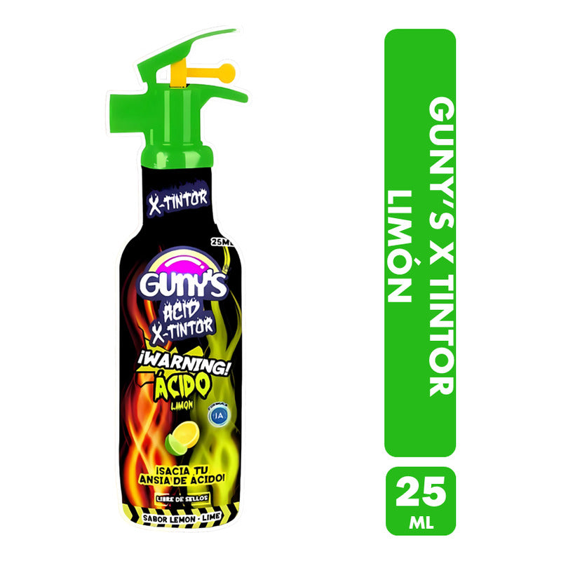 Dulces Ácidos Guny's X-tintor Sabor Limón (spray De 25 Ml)