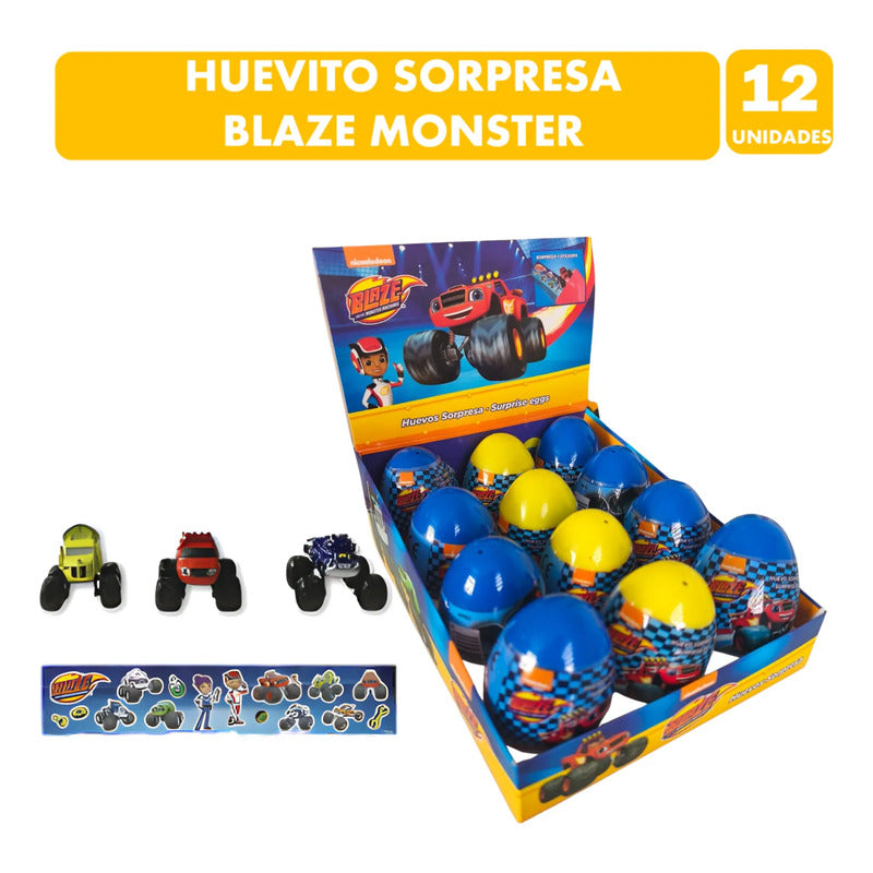 Huevo Sorpresa Blaze Monster De Brickell Candy (dsiplay 12u)