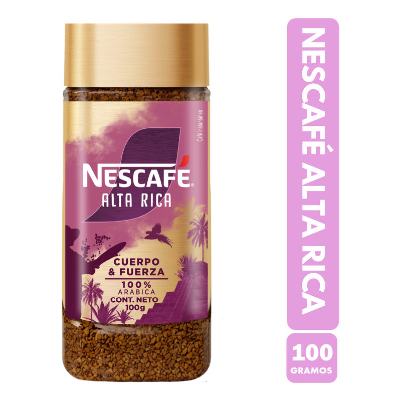 Nescafé Alta Rica Café Con Cuerpo Y Fuerza (frasco Con 100g)
