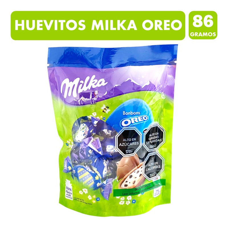 Chocolate Milka Relleno De Oreo - Huevos De Pascua (90 Gr)