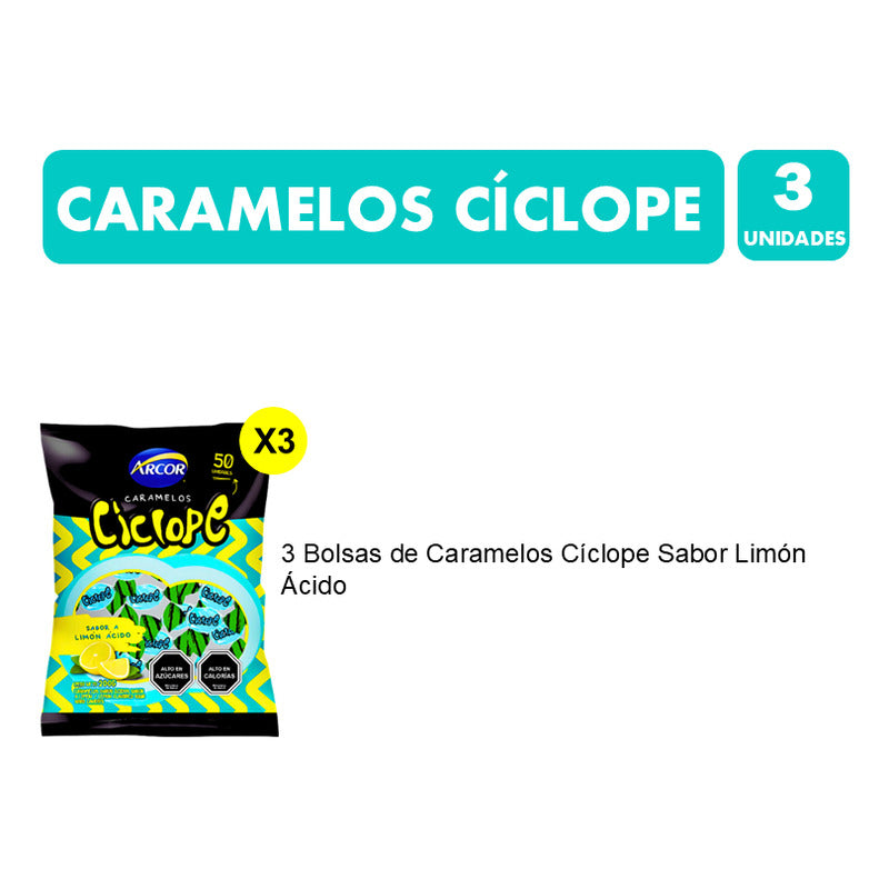 Dulces Para Halloween - Caramelos Cíclope (pack 3 Unidades)