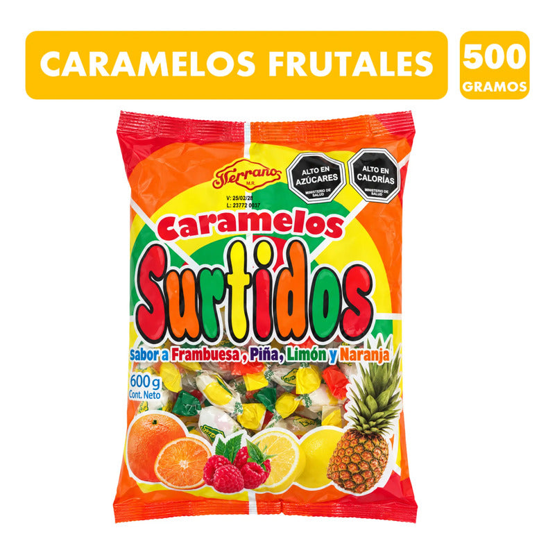 Caramelos Surtidos Frutales Serrano (bolsa 500g)