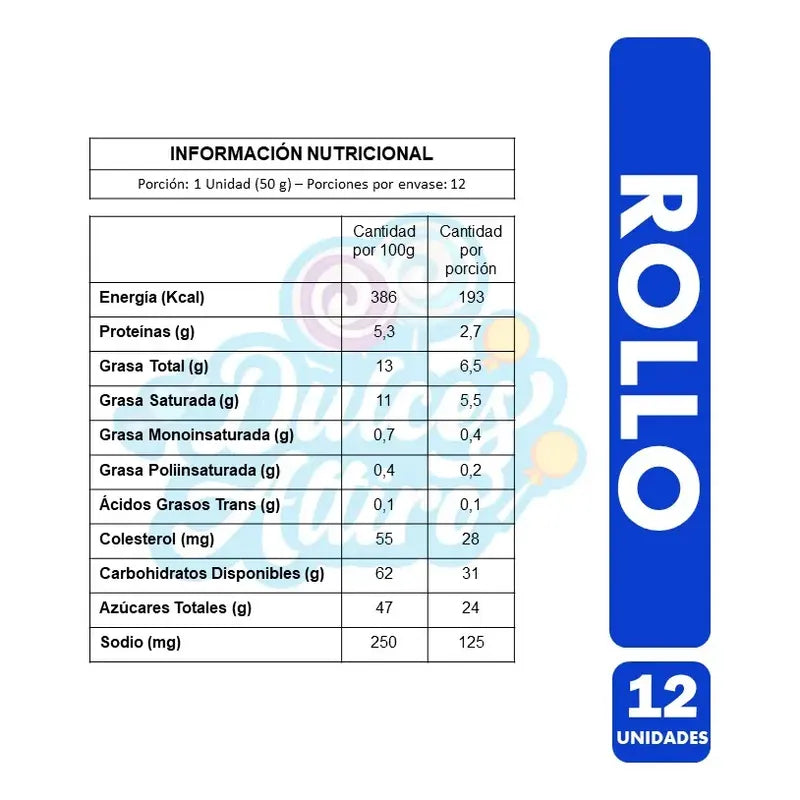 Rollo- Relleno Con Manjar Bañado En Chocolate(caja Con 12u)